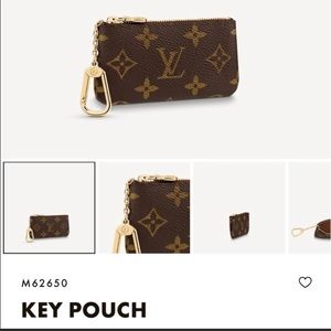 🔥BNIB Louis Vuitton Monogram Key Pouch🔥